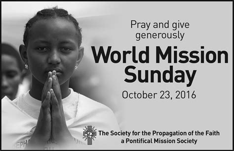 World Mission Sunday Catholic Clip Art Library