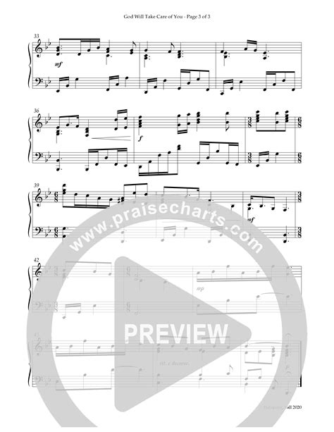 God Will Take Care Of You Sheet Music PDF (Lifeway Worship / Arr. Randy ...