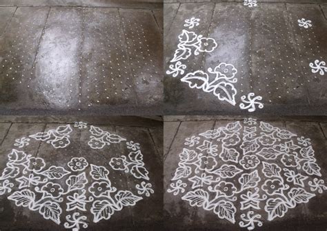 Rangoli designs/Kolam: 21-11 pulli kolam- interlaced dots kolam