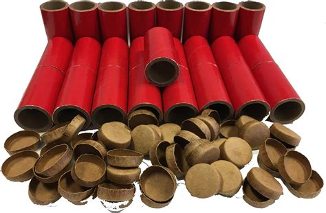 25 Firework Shells Tubes 1 X 2 1 2 X 1 8 Thick Walled