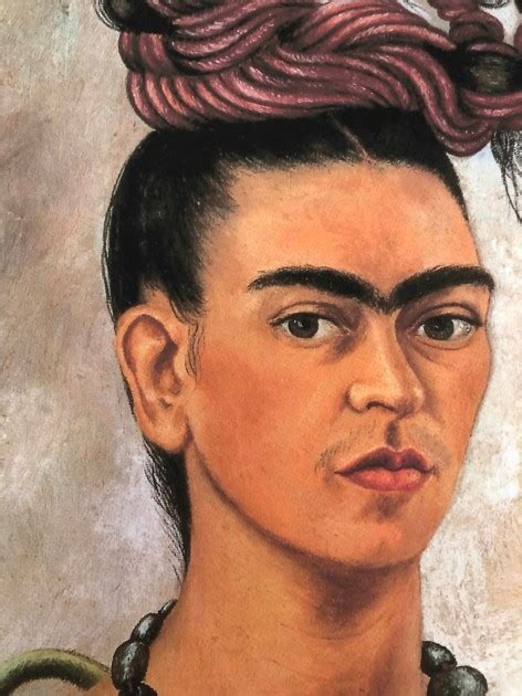 Self Portrait With Braid Frida Kahlo Signed Offset Lithograph