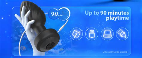 Amazon Anal Plug Vibrator Sex Toys Silicone Anal Trainer Frequency Mode With Remote