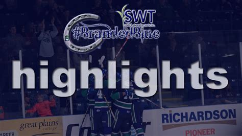 Highlights Broncos Blank Brandon - Swift Current Broncos