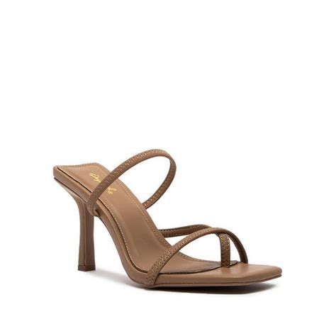 Niomi Strappy Thong Sandal Taupe Raye Heels Thong Thong Sandals