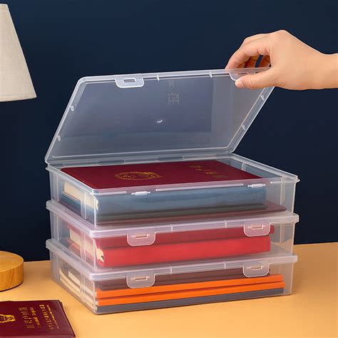 Wirlsweal Dust Proof Document Storage Container Multifunctional