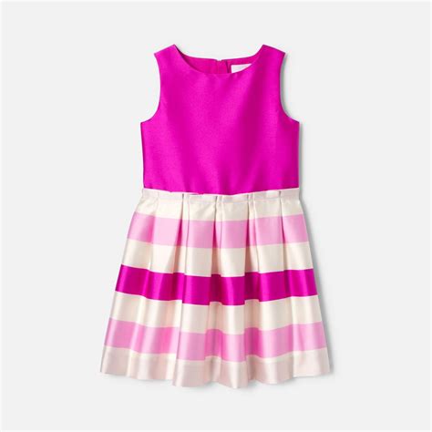 Robe Enfant Fille En Satin Rose Multico Jacadi Paris