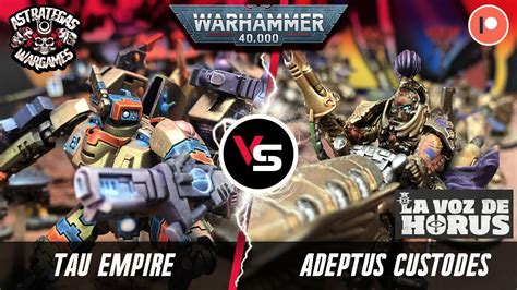 Informe Warhammer K Trailer Tau Empire Vs Adeptus Custodes