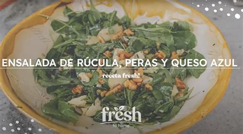 Ensalada De R Cula Peras Y Queso Azul