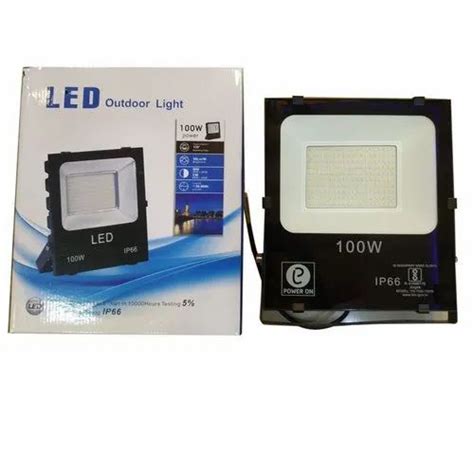 Power On Aluminum 100W LED Flood Light IP Rating IP66 At Rs 1400