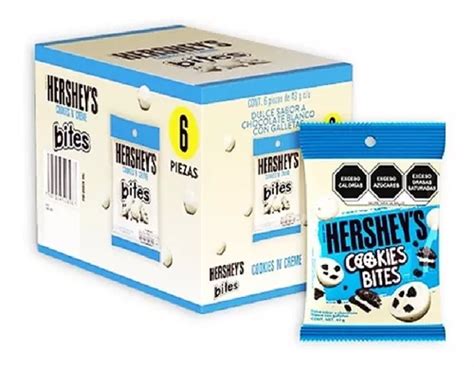 Hersheys Cookies Bites 6 Bolsas De 43 Gr Mercadolibre