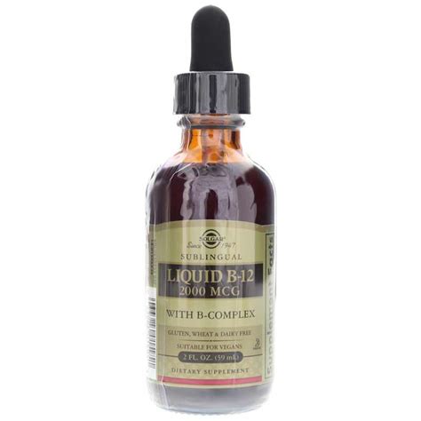 Liquid B 12 2000 Mcg Solgar