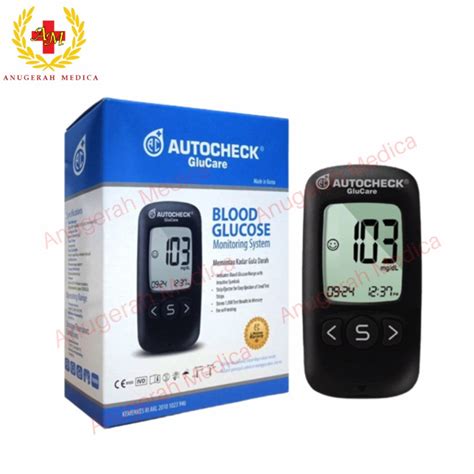 Jual Alat Cek Gula Darah Autocheck Glucare Alat Cek Diabetes Glukosa