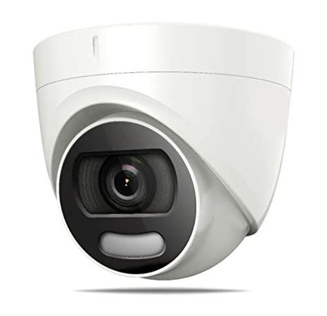 A White Security Camera On A White Background