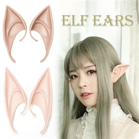 Elf Ears Cosplay Halloween Elven Fairy Pixie Ears Up Anime Party