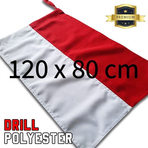 Jual Bendera Merah Putih Indonesia 80 X 120 Cm Ukuran Besar Bahan