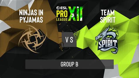 Cs Go Nip Vs Team Spirit Nuke Map Esl Pro League Season