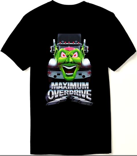 Maximum Overdrive T Shirt Stephen King 80s Classic New Plus Size