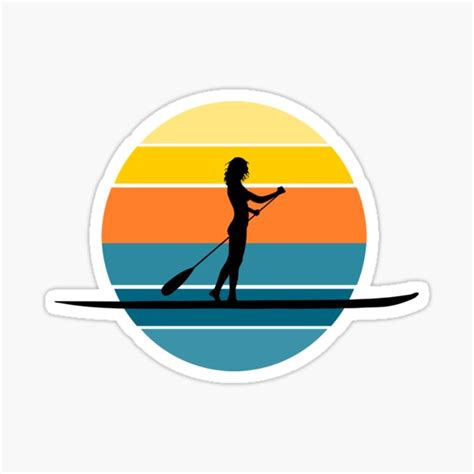 Sporting Goods Stand Up Paddleboard W Paddle Sticker Quality Vinyl