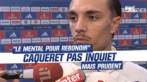 OL 0 3 Lens On a le mental pour rebondir estime Caqueret après la