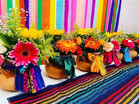 Ideas Para Centros De Mesa De Fiestas Mexicanas