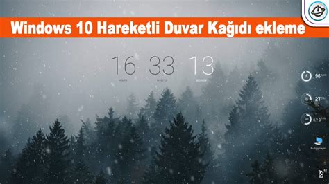 Windows 10 da Hareketli Duvar Kağıtları nasıl eklenir ÜCRETSİZ YouTube