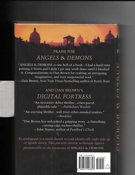 Angels Demons Robert Langdon By Brown Dan As New Hardcover