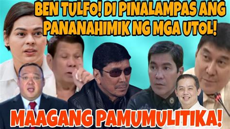 Ben Tulfo Binanatan Sen Tulfo At Cong Erwin Tungkol Sa Legalize