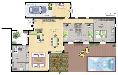 Maison Plain Pied Moderne Plan | Ventana Blog