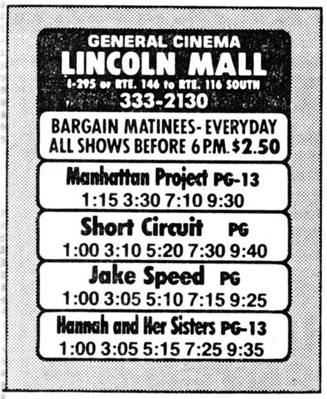 Lincoln Mall Cinemas In Lincoln Ri Cinema Treasures