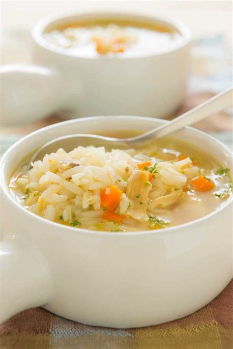 Demos Chicken And Rice Soup Recipe - Delish Sides