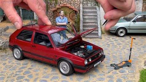 Volkswagen Golf Ii Gti Red Metallic Norev Unboxing Youtube