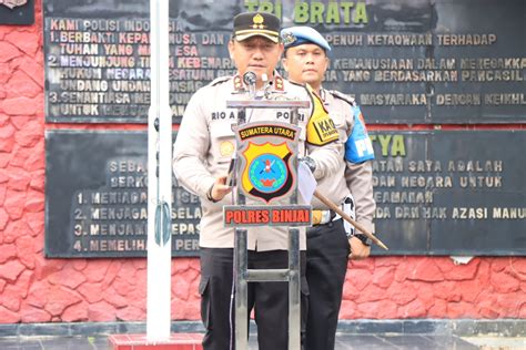 POLRES BINJAI MELAKSANAKAN SERPAS PAM TPS PEMILU 2024 SEBANYAK 234