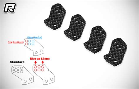 Red RC T Works IFB8 Carbon Fibre Option Parts