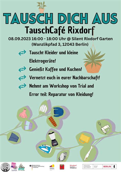 Tausch Dich Aus TauschCafé Rixdorf SoliNaR