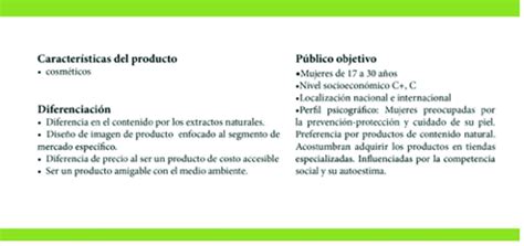 Definición de características del producto punto diferenciador y