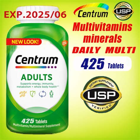 Centrum Adults Multivitamin 425 Tablets Multimineral Complete From A