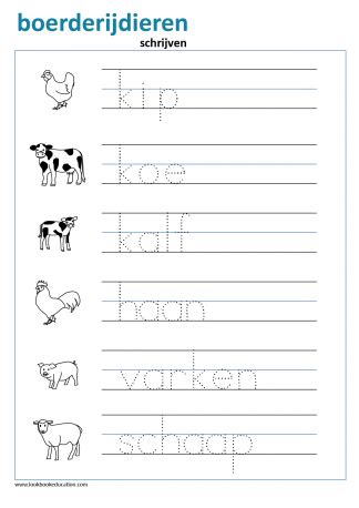 Leren Lezen En Leren Schrijven Werkbladen Groep T M