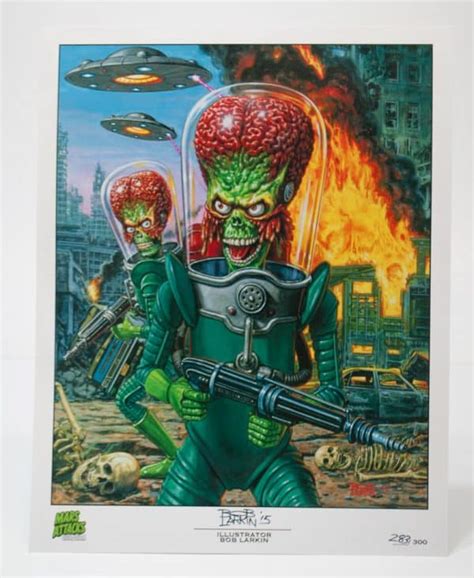 Mars Attacks Occupation Signed Larkin Print – SideKick Lab