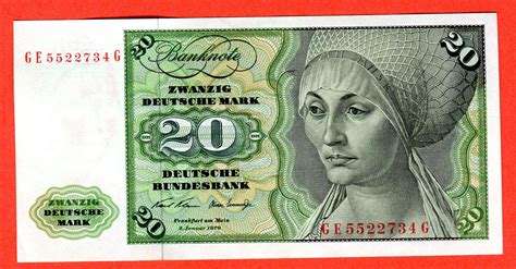 Western Germany FRG Bundesrepublik Deutschland 20 DM Deutsche Mark