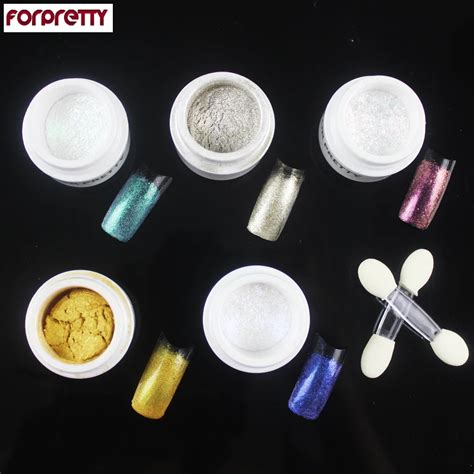 Mirror Powder Nails Chrome Nail Pigment Holographic Art Powders Bolsa