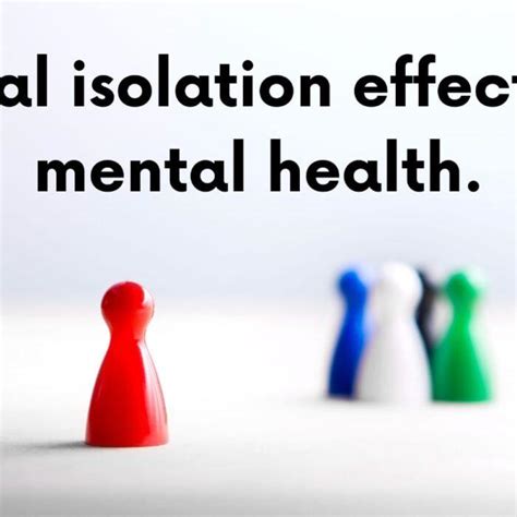 Social Isolation Effects On Mental Health Meltblogs