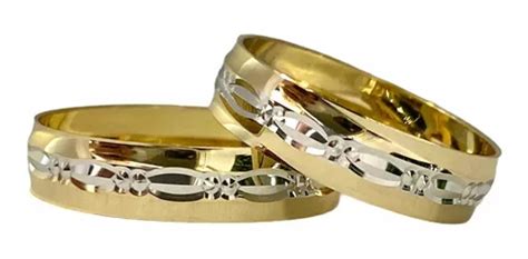 Argollas Matrimonio Oro K Cl Sicas Anillos Boda Par Mm Meses Sin