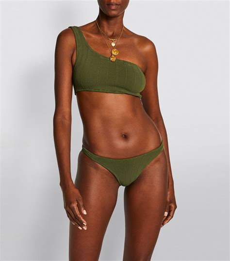 Womens Hunza G Green Nancy Nile Bikini Harrods Uk