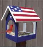 Americana Bird Feeder Woodworking Plan WoodworkersWorkshop