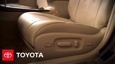 2011 2012 Avalon How To Seats Toyota Youtube