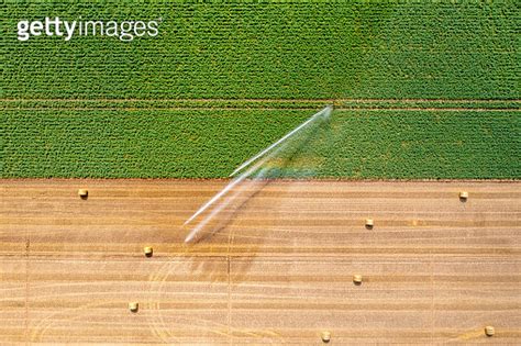 Watering Agricultural Crops During A Heat Wave