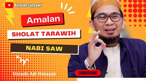 Ceramah Ustadz Adi Hidayat Tentang Sholat Youtube