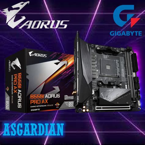 Jual GIGABYTE B550i AORUS PRO AX GAMING MOTHERBOARD MINI ITX