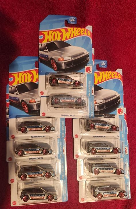 2024 Hot Wheels ZAMAC 92 Honda Civic EG LOT OF 10 SHIPS NOW EBay