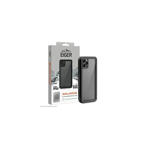 Eiger Iphone Pro Outdoor Cover Avalanche Black Egca